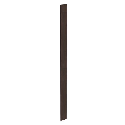 SM-WF696: Mocha Brown Slim Shaker 06"W x 96"H Wall Cabinet Filler
