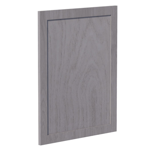 HLG-WP-BASE: Light Gray Shaker 23-1/2"W x 29-1/2"H x 3/4"D Wainscot Panel Base