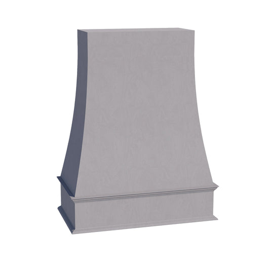 HLG-WRH3648: Light Gray Shaker 36"W x 48"H Wood Wall Mounted Range Hoods